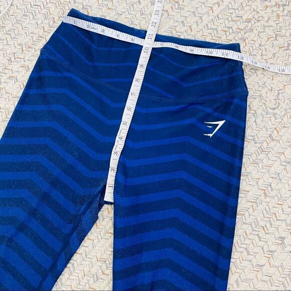 Gymshark blue boost stripe legging size xs - Picture 4 of 7